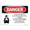 Signmission OSHA Danger Sign, 7" Height, 10" Width, Rigid Plastic, Carbon Dioxide Gas Ventilate, Landscape OS-DS-P-710-L-2413 - alternate 1